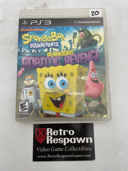 SpongeBob SquarePants: Plankton's Robotic Revenge - Playstation 3 (Complete)