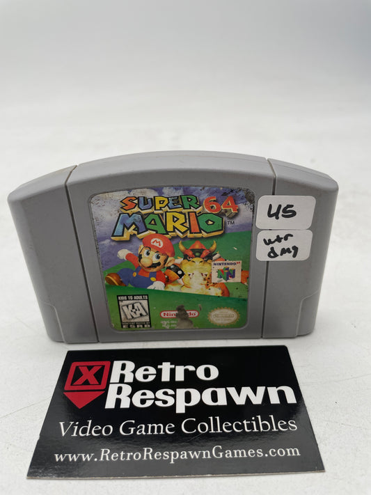 [Water Damage] Super Mario 64 - Nintendo 64 (Game Only)