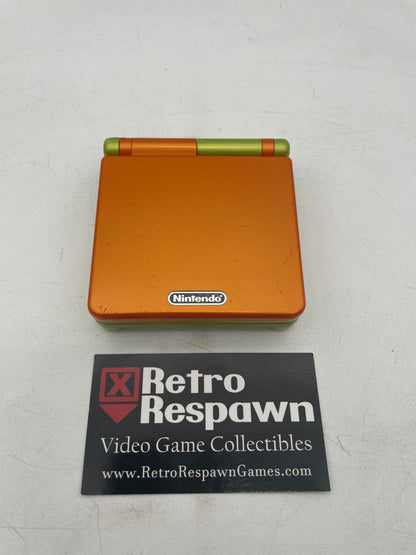 [Shrek Varient] Green and Orange Gameboy Advance Sp - Gameboy Advance (Console + Charger)