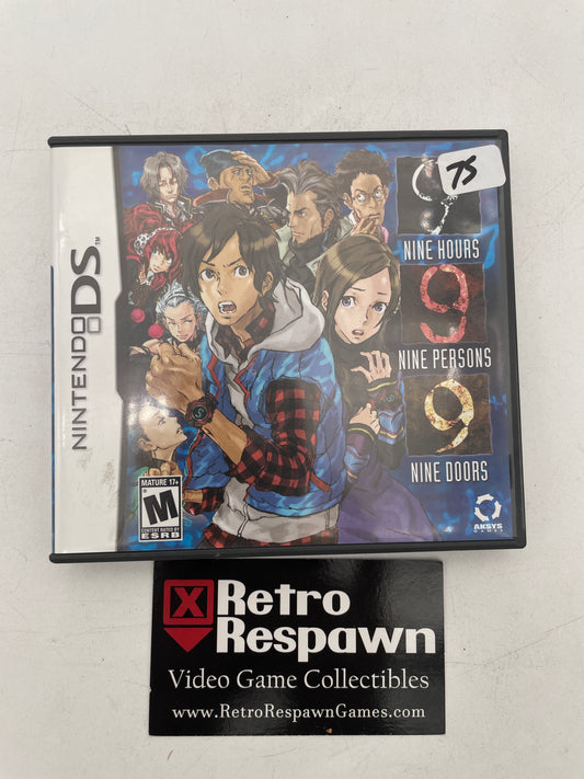 999: 9 Hours, 9 Persons, 9 Doors - Nintendo DS (Complete)