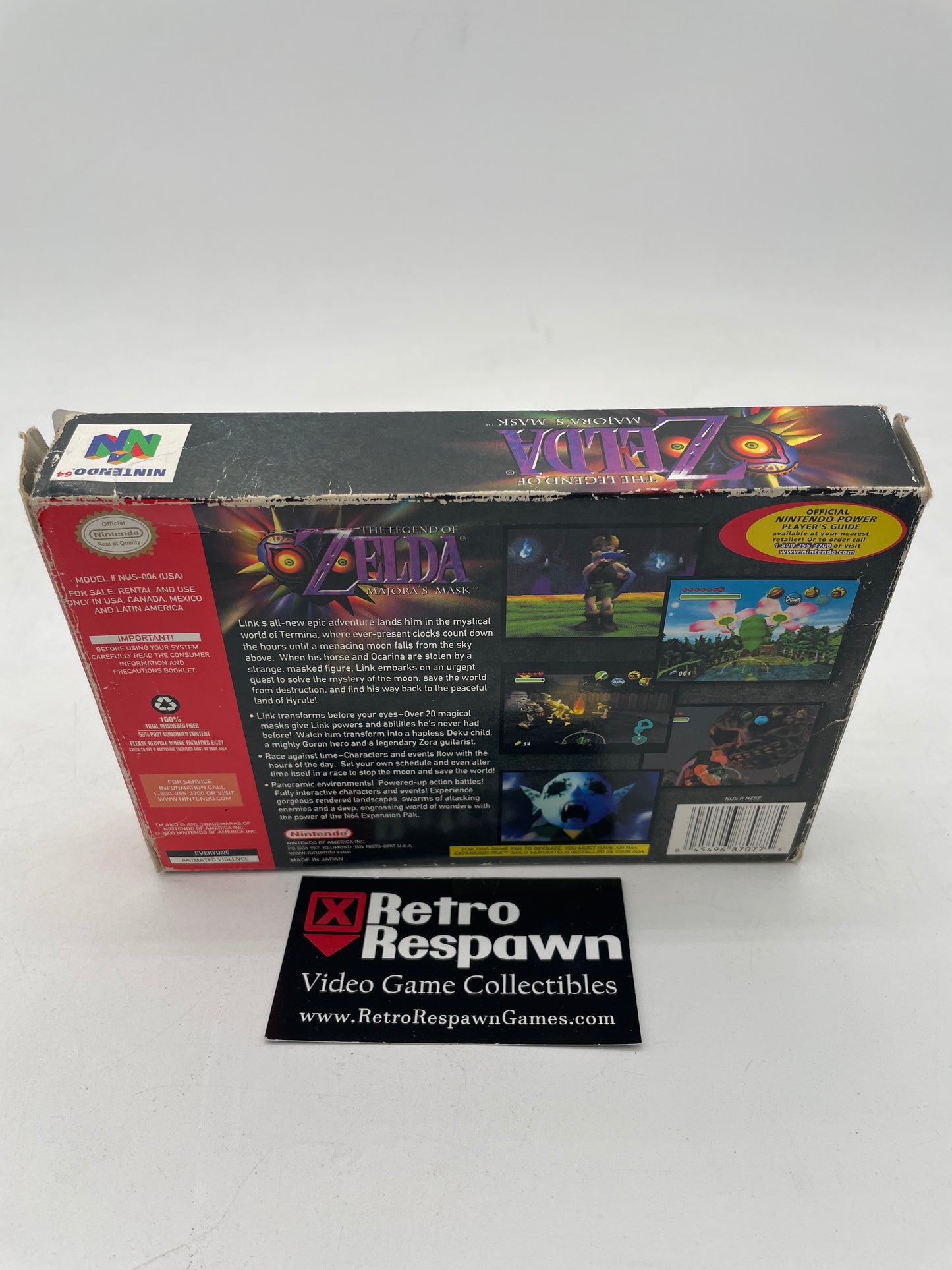 Zelda Majora's Mask Collector's Edition - Nintendo 64 (Complete/ See Pictures)