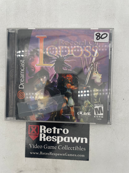 Record of Lodoss War - Sega Dreamcast (Complete)