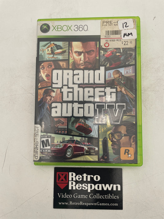 Grand Theft Auto IV - Xbox 360 (Missing Manual)