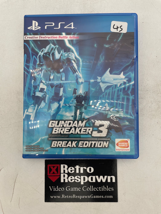 Gundam Breaker 3: Break Edition - Playstation 4 (Complete)