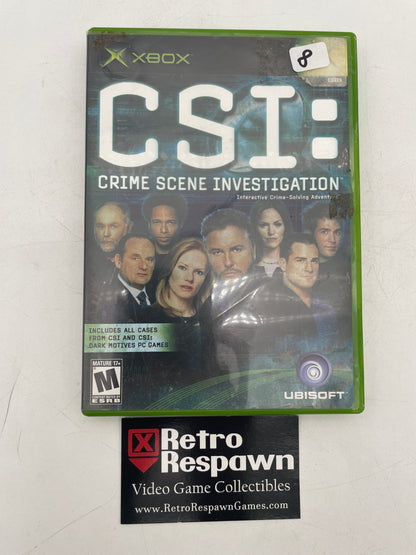 CSI Crime Scene Investigation - Xbox (Complete)