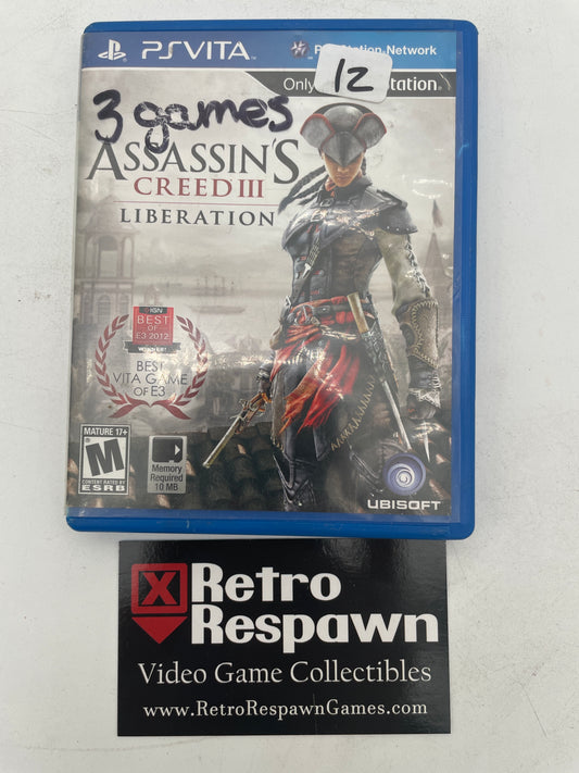 Assassin's Creed III: Liberation - Playstation Vita (Complete)