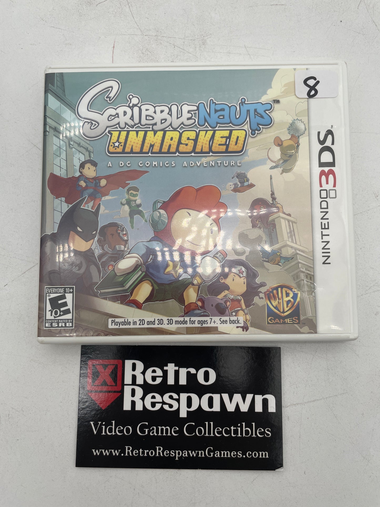 Scribblenauts Unmasked: A DC Comics Adventure - Nintendo 3DS (Complete)