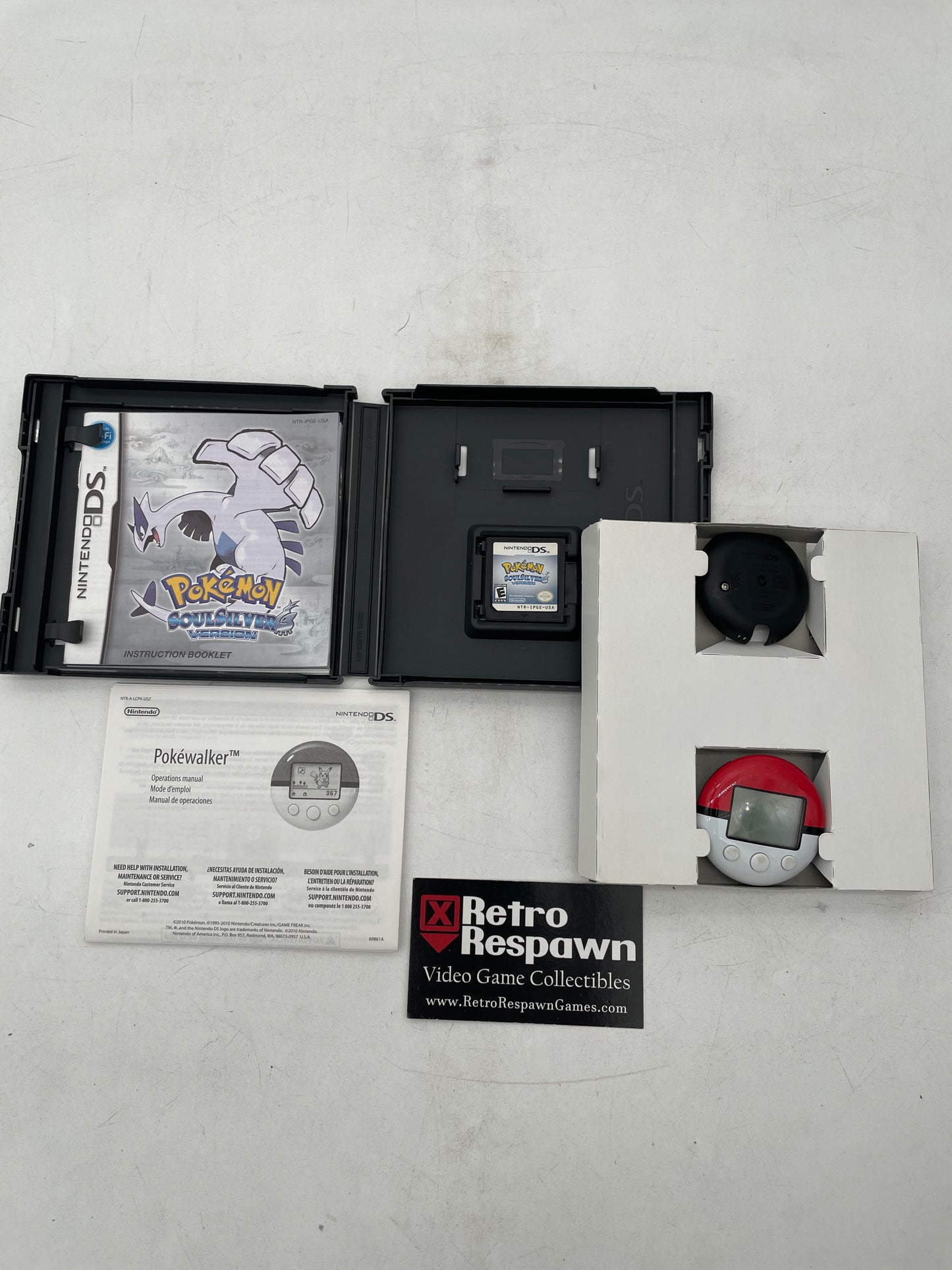 Pokemon Soul Silver Version [Pokewalker] - Nintendo DS (Complete)