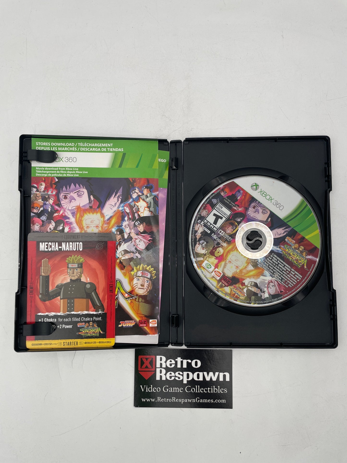 Naruto Shippuden Ultimate Ninja Storm Revolution - Xbox 360 (Complete W/ Card)
