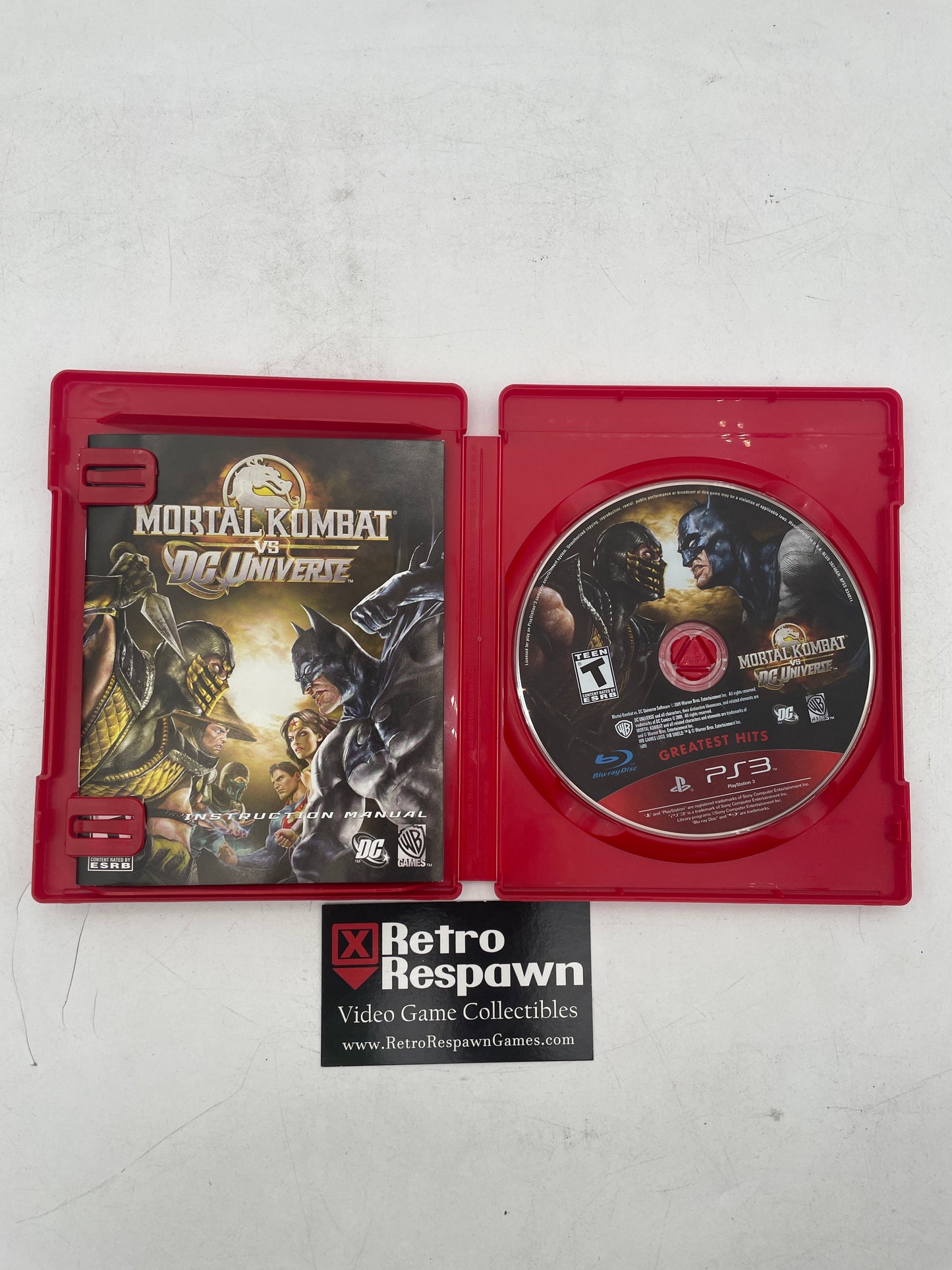 Mortal Kombat vs. DC Universe [Greatest Hits] - Playstation 3 (Complete)