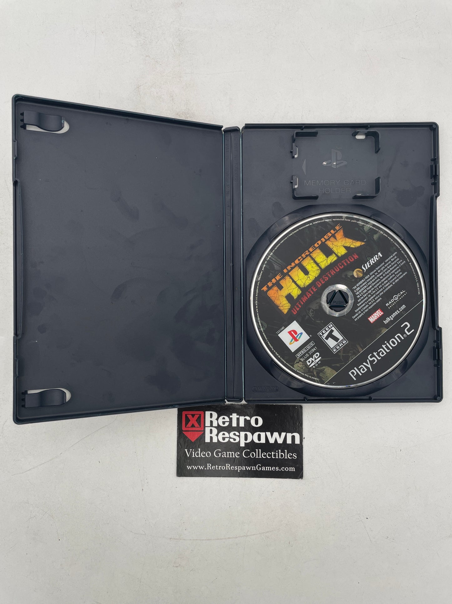 The Incredible Hulk Ultimate Destruction - Playstation 2 (Missing Manual)