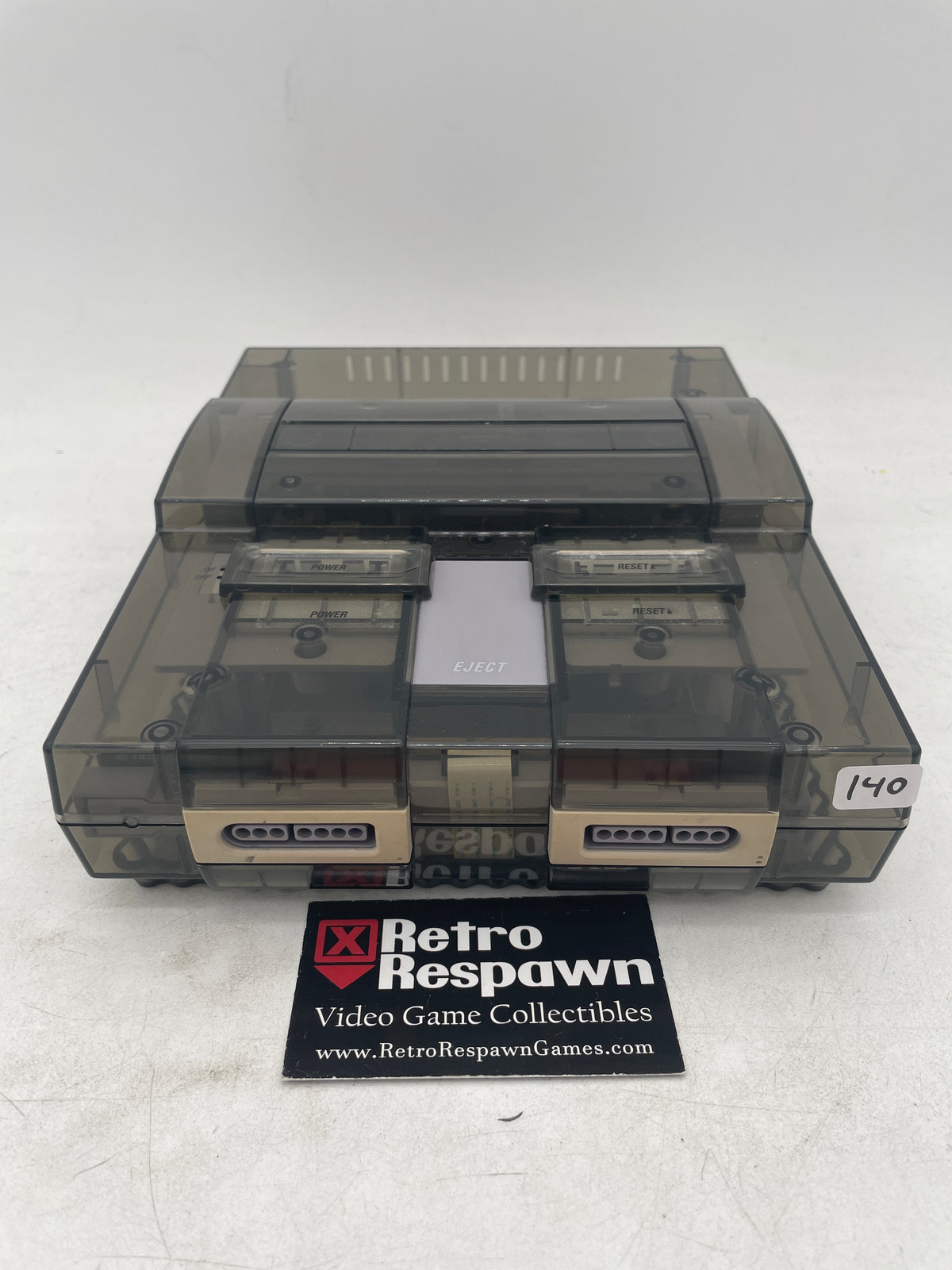 Translucent Black Super Nintendo Console - Super Nintendo (Console, Controller all wires)
