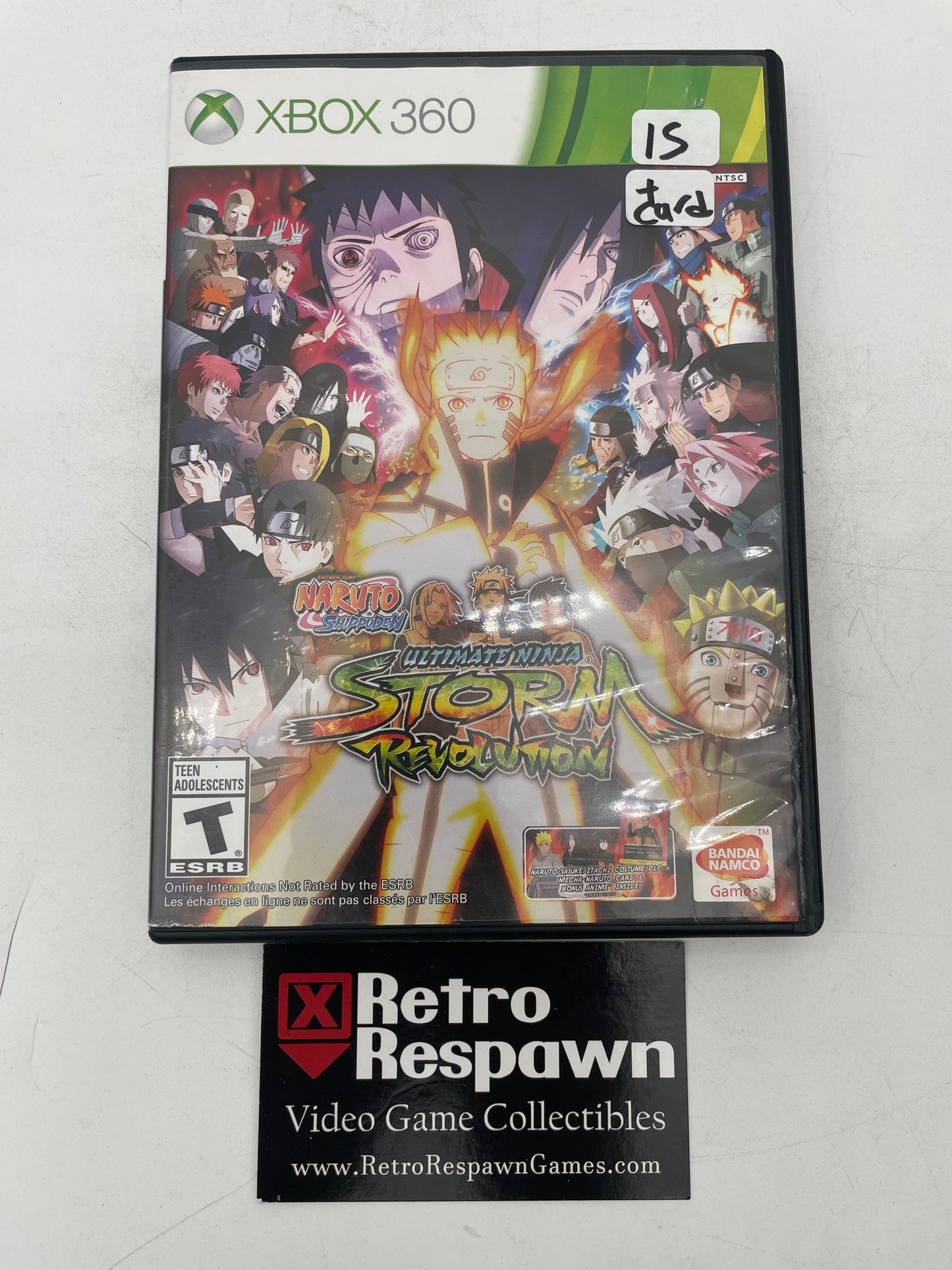 Naruto Shippuden Ultimate Ninja Storm Revolution - Xbox 360 (Complete W/ Card)
