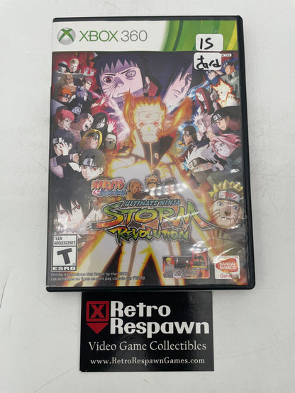 Naruto Shippuden Ultimate Ninja Storm Revolution - Xbox 360 (Complete W/ Card)