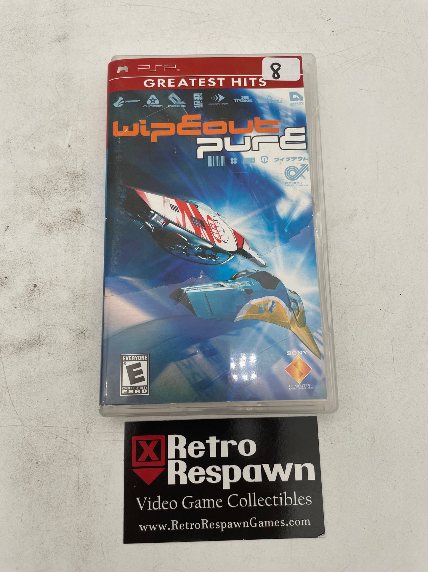 Wipeout Pure [Greatest Hits] - PSP (Missing Manual)