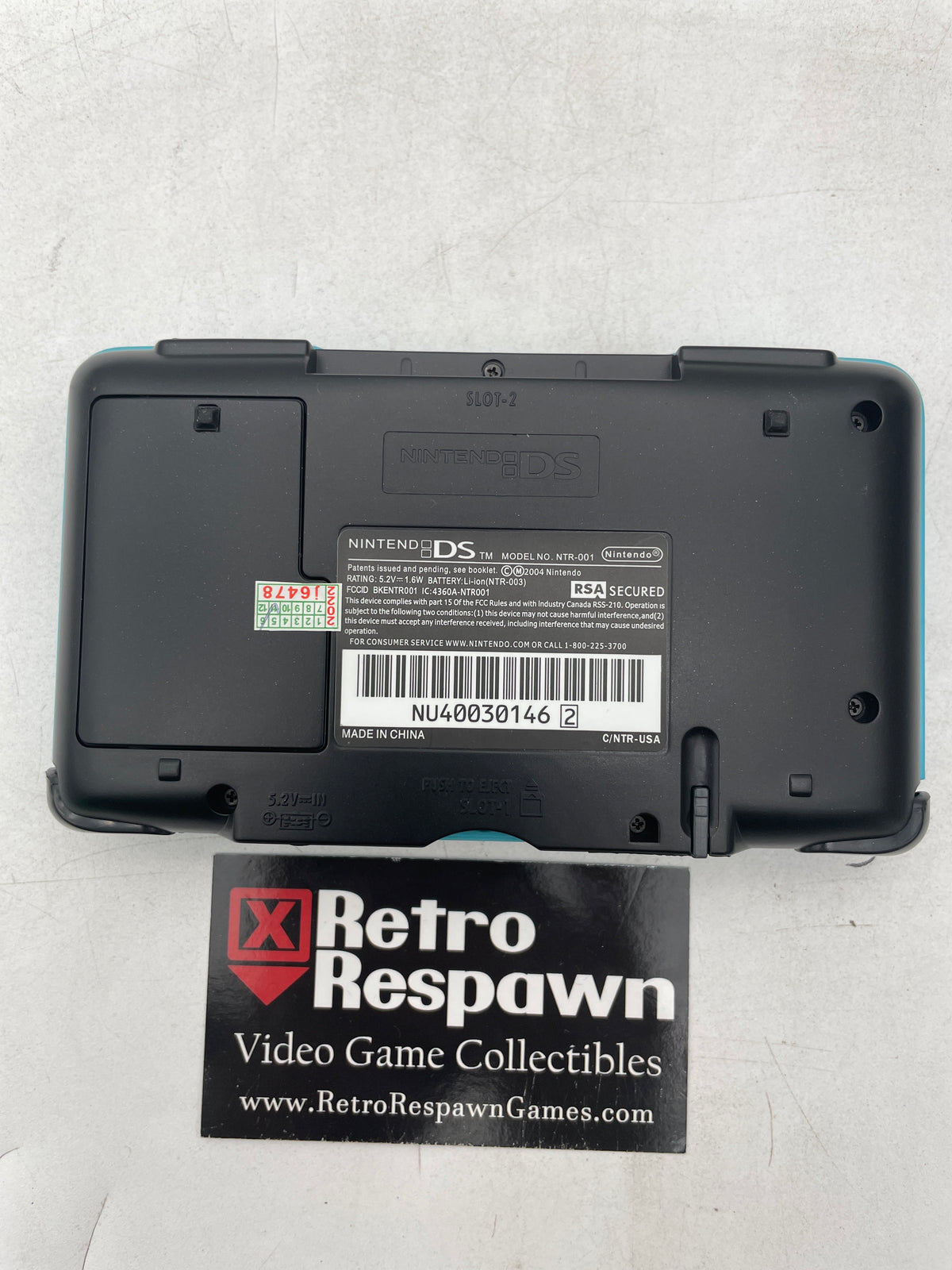 Light Blue ReShelled Nintendo DS Console - Nintendo DS (Console + Charger)