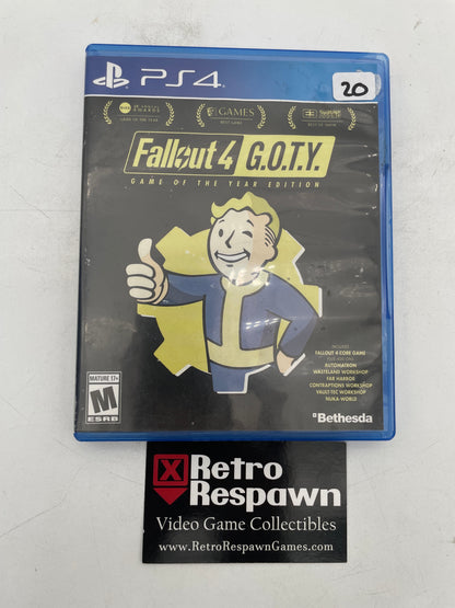 Fallout 4 [Game of the Year] - Playstation 4 (Complete)