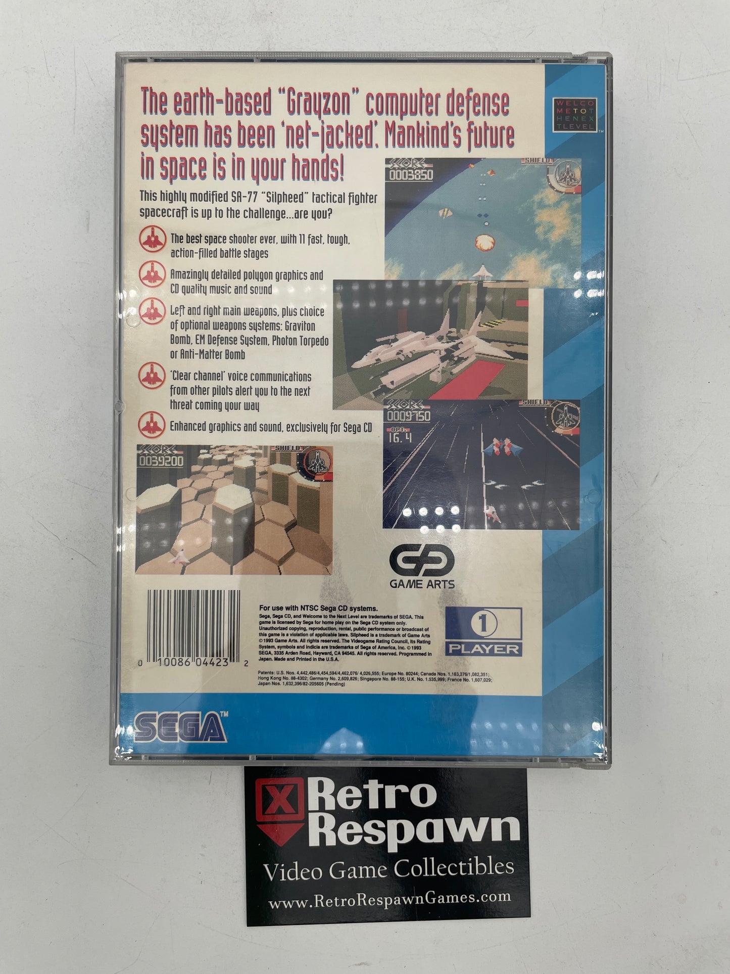 Silpheed - Sega CD (Complete)