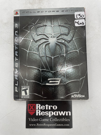 Spiderman 3 Collector's Edition - Playstation 3 (Complete W/ Lenticular Card)