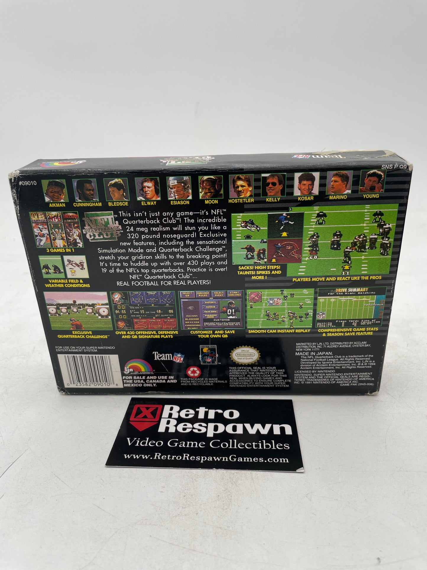NFL Quarterback Club - Super Nintendo (Complete)