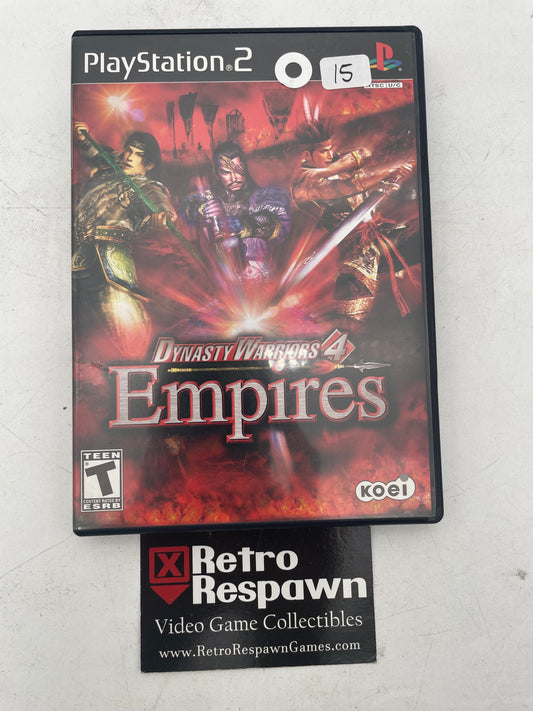 Dynasty Warriors 4 Empires - Playstation 2 (Complete)