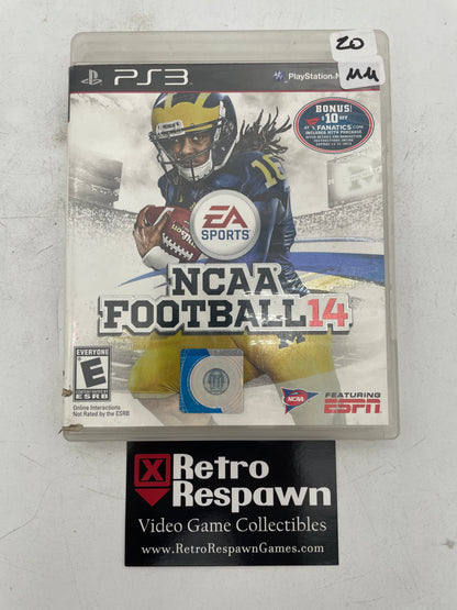 NCAA Football 14 - Playstation 3 (Missing Manual)
