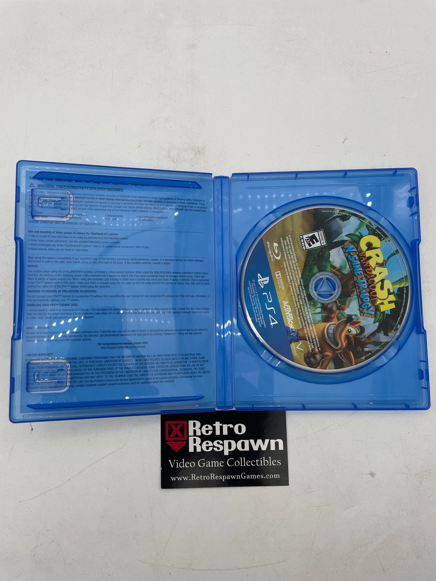 Crash Bandicoot N. Sane Trilogy - Playstation 4 (Complete)