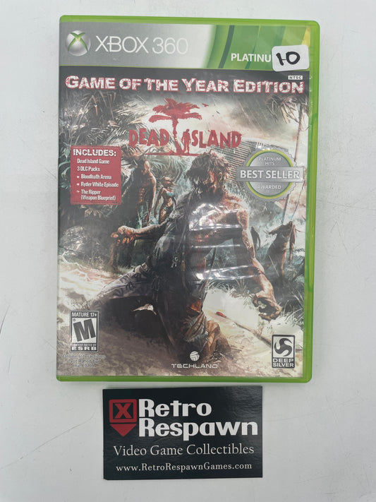 Dead Island [Game of the Year] Platinum Hits - Xbox 360 (Missing Manual)