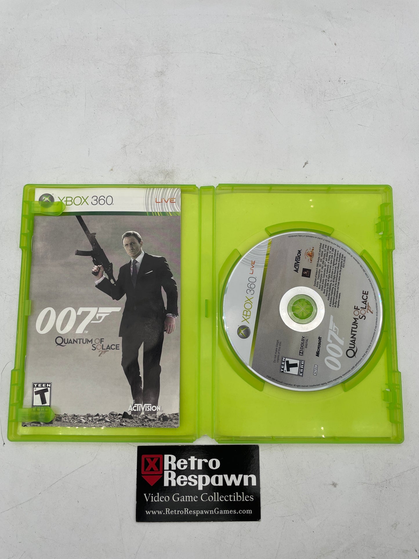 007 Quantum of Solace - Xbox 360 (Complete)