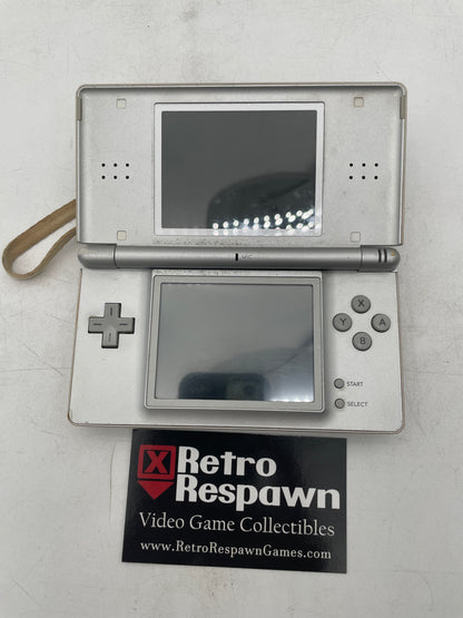 Metallic Silver Nintendo DS Lite - JP Nintendo DS (Console + Charger)