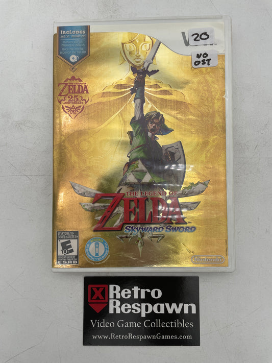 Zelda Skyward Sword [Soundtrack Bundle] - Wii (Complete/ No OST Disc)