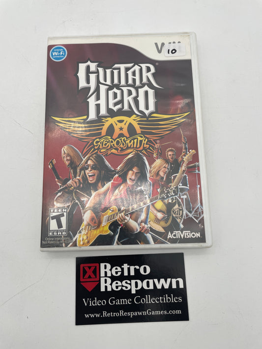 Guitar Hero Aerosmith - Wii (Complete)