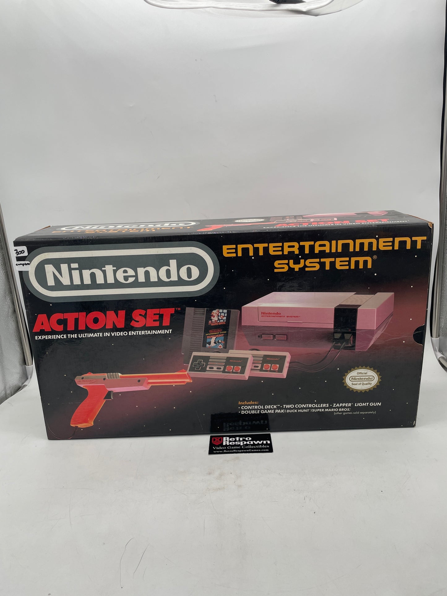Nintendo NES Action Set Console - NES (Matching Serial/ 100% Complete)