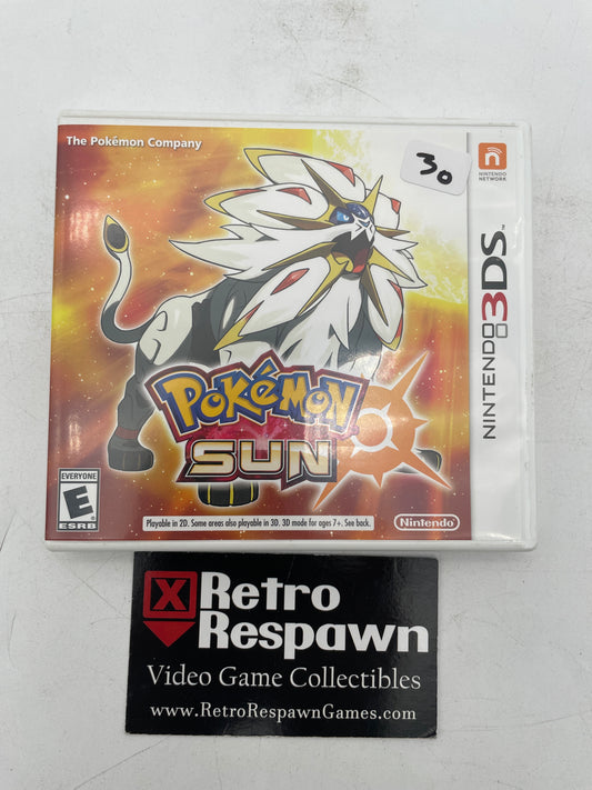Pokemon Sun - Nintendo 3DS (Complete)
