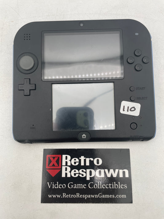 Nintendo 2DS Black and Blue - Nintendo 3DS (Console + Charger)