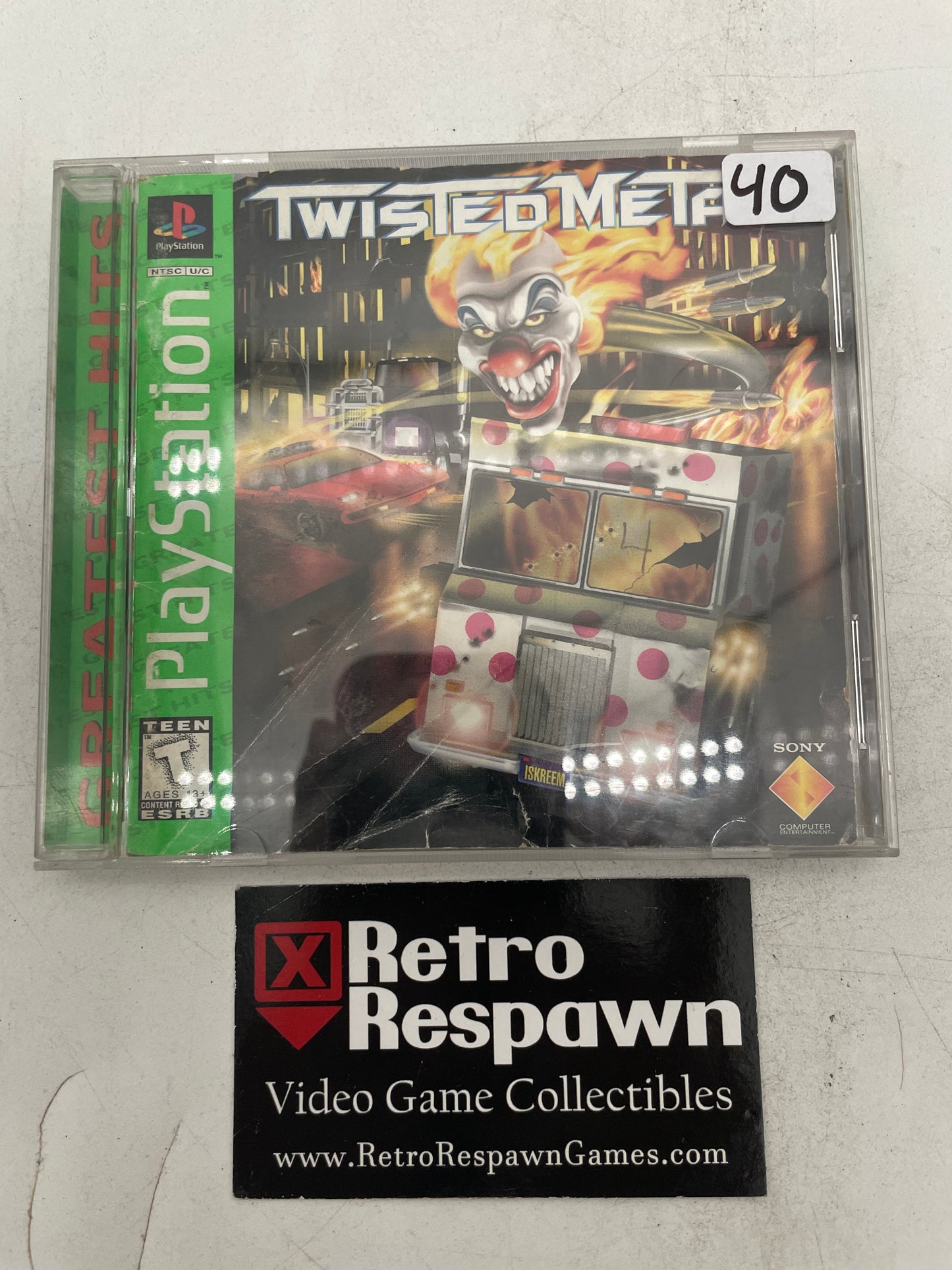 Twisted Metal  [Greatest Hits] - Playstation (Complete)