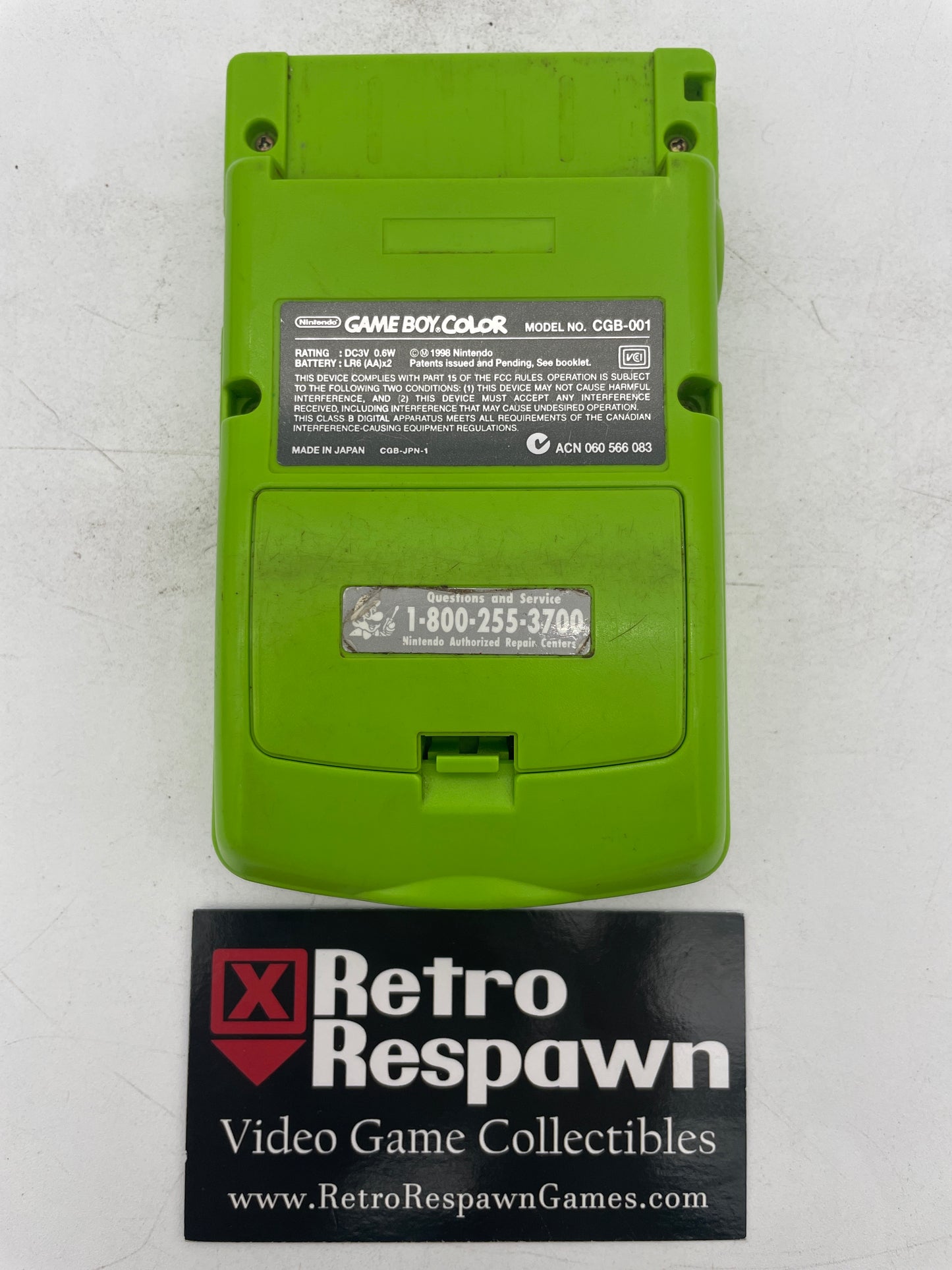 Lime Green Gameboy Color - Gameboy Color (Console Only)
