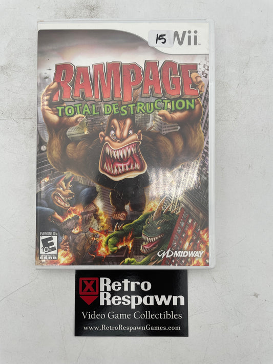 Rampage Total Destruction - Wii (Complete)