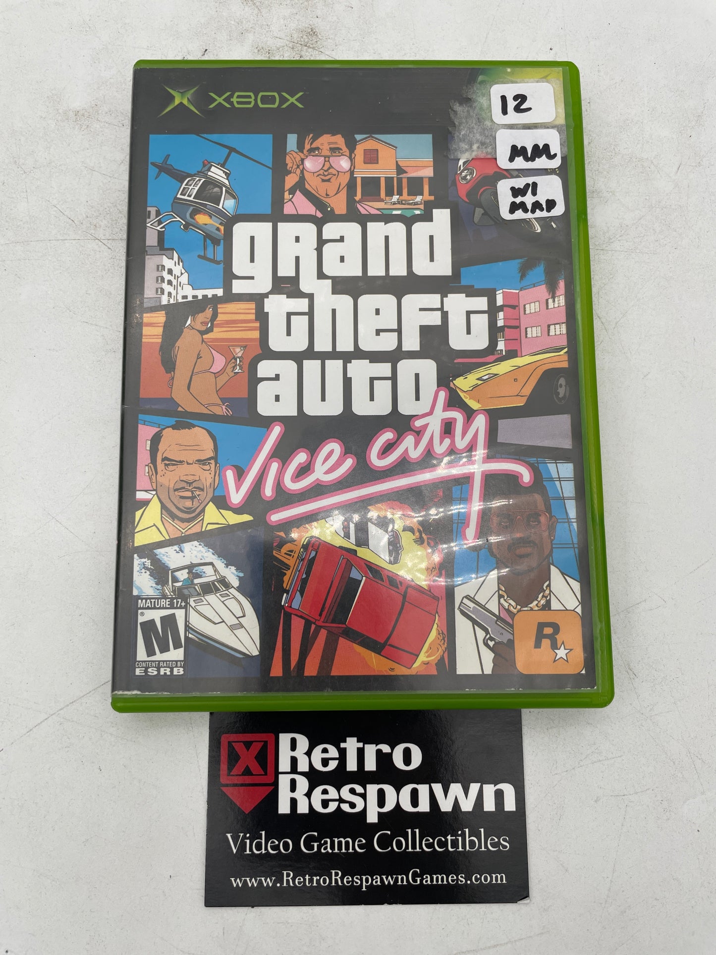 Grand Theft Auto Vice City - Xbox (Missing Manual W/ Map)