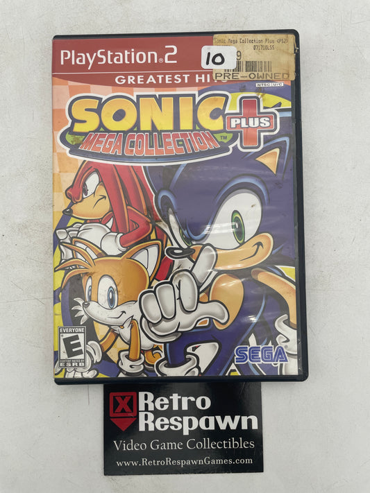 Sonic Mega Collection Plus [Greatest Hits] - Playstation 2 (Complete)