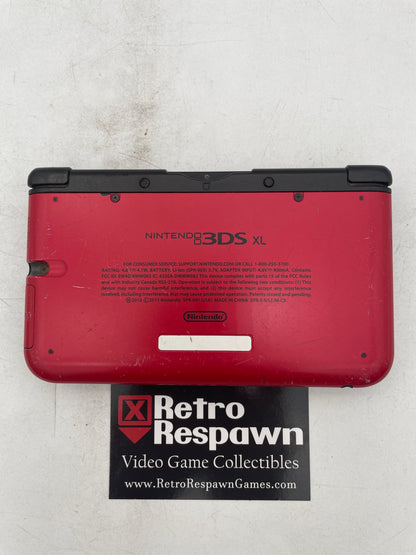 Modded Nintendo 3DS XL Black & Red - Nintendo 3DS (Console + Charger)