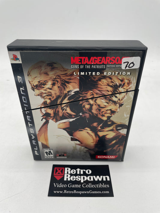 Metal Gear Solid 4 Guns of the Patriots [Limited Edition] - Playstation 3 (Complete)
