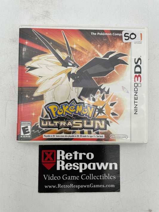Pokemon Ultra Sun - Nintendo 3DS (Complete)