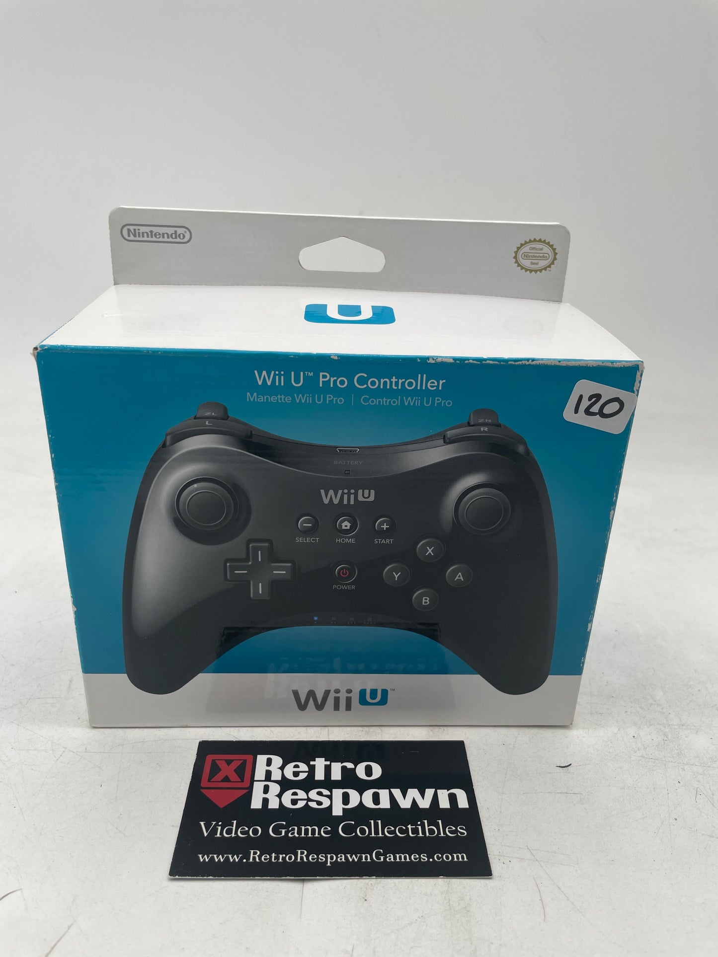 Wii U Pro Controller Black - Wii U (Sealed)