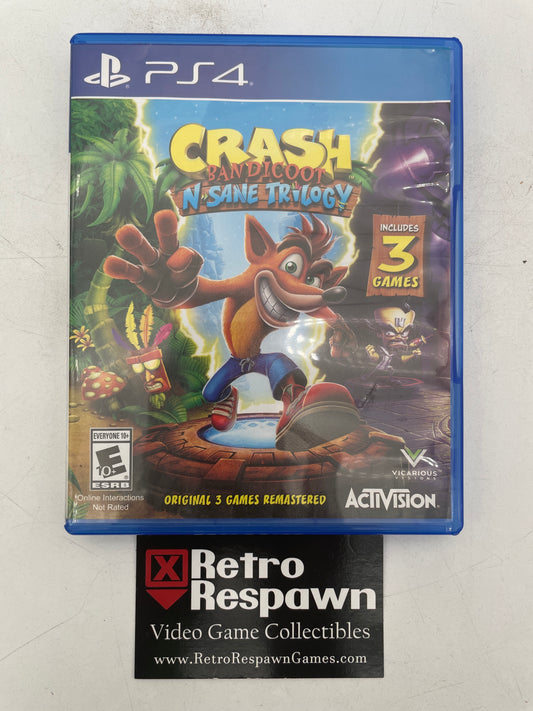 Crash Bandicoot N. Sane Trilogy - Playstation 4 (Complete)