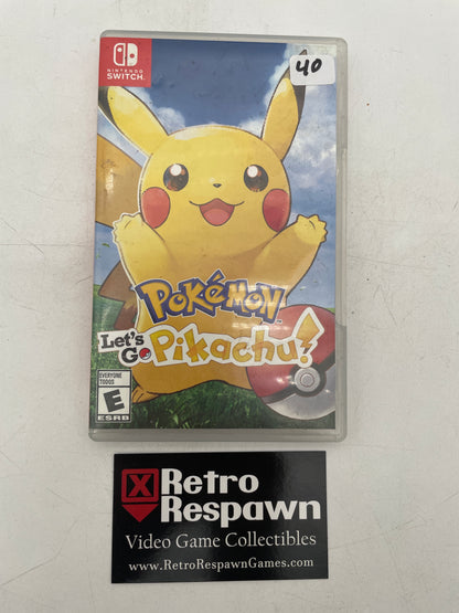 Pokemon Let's Go Pikachu - Nintendo Switch (Complete)