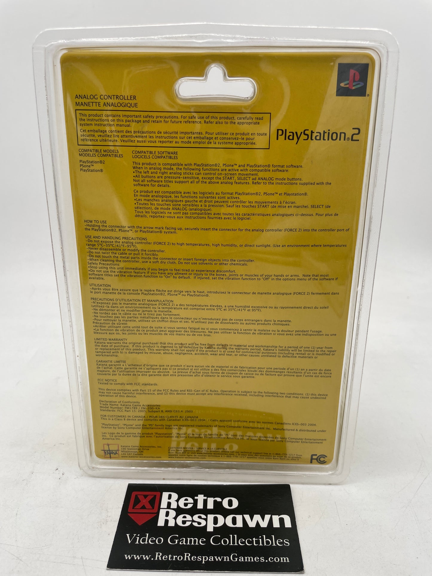 PlayStation 2 Controller [Force 2]- Playstation 2 (Sealed)