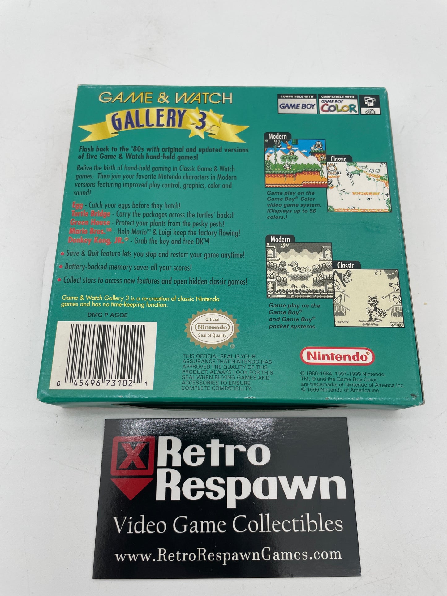 Game and Watch Gallery 3 - GameBoy Color (Complete)