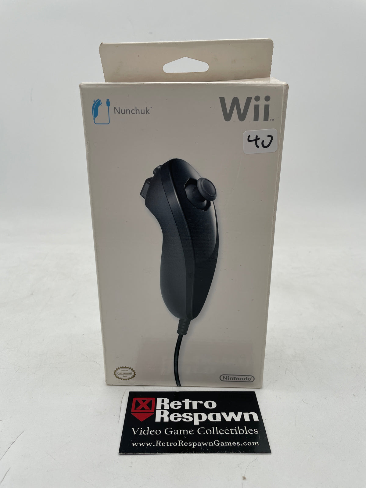 Wii Nunchuk [Black] - Wii (Complete)