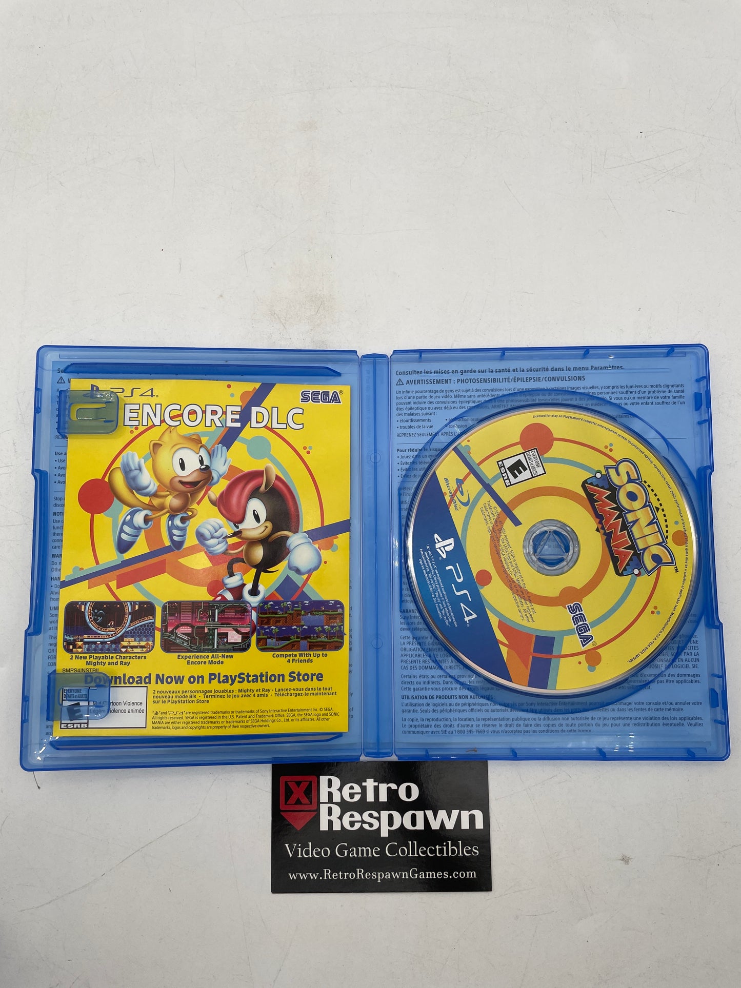 Sonic Mania - Playstation 4 (Complete)